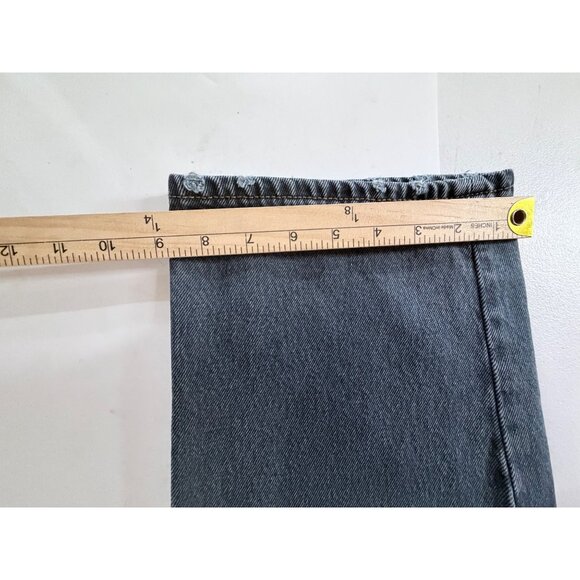 We The Free Jeans Womens Size 31 High-Rise Straight Button Fly‎ Blue Denim - Picture 10 of 11